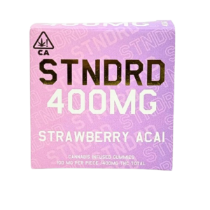 Stndrd 400mg gummies Strawberry Acai