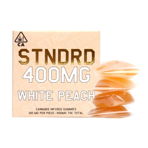 Stndrd 400mg gummies White Peach